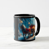 Mug Christmas One Horse et Carraige (Devant droit)