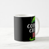 Mug Christmas Pajama Cousin Crew Funny Elf Matching Pa (Devant droit)