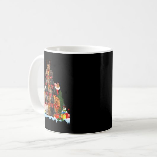 Mug Christmas Pajama English Er Spaniel Xmas Tree  (Devant gauche)