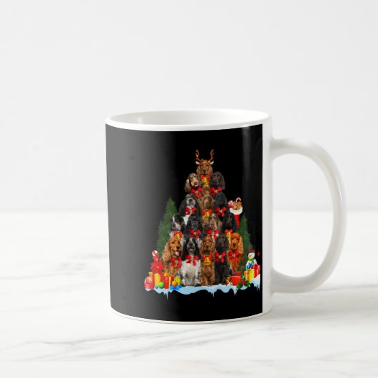 Mug Christmas Pajama English Er Spaniel Xmas Tree  (Droite)