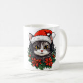 Mug Christmas Party Dj Edm Winter Festival Rave (Devant droit)