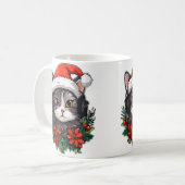 Mug Christmas Party Dj Edm Winter Festival Rave (Devant gauche)