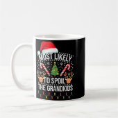 Mug Christmas Party Most Likely To Sil The Grandkids (Gauche)