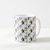 Mug Christmas penguin ice skating (Devant droit)