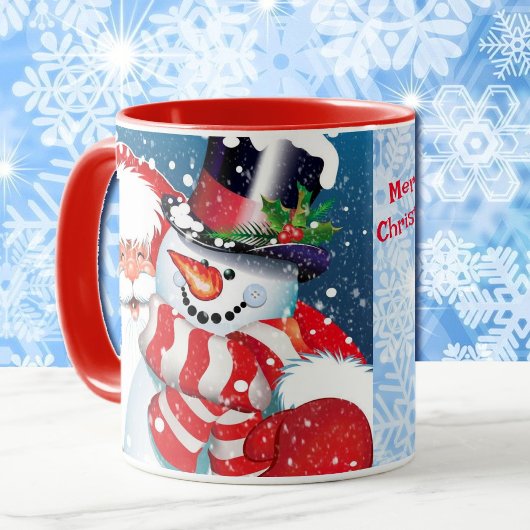 Mug Christmas Photo Cup for Gift Giving Ajouter du tex