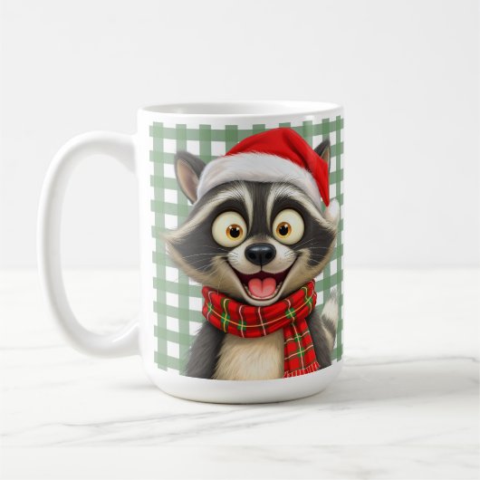 Mug Christmas Raccoon (Gauche)