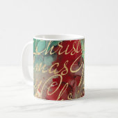 Mug Christmas Reds Greens Golds 11 oz. (Devant gauche)