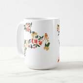 Mug Christmas Reindeer Collage – Festive Holida (Devant gauche)