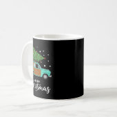 Mug Christmas Retro Car With Christmas Tree - Merry Me (Devant gauche)
