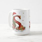Mug Christmas Santa Claus Elf Penguin Alphabet S (Devant gauche)