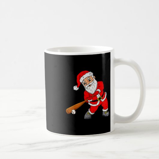 Mug Christmas Santa Claus With Baseball Bat Boys Kids (Droite)