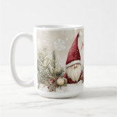 Mug Christmas Santa Gnomes, Pine, Berries | (Gauche)