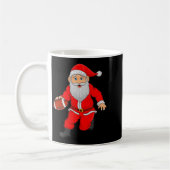 Mug Christmas Santa Playing Football Xmas Funny Srts P (Gauche)