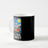 Mug Christmas Santa Sleigh Cats For Everybody Starry N (Devant gauche)