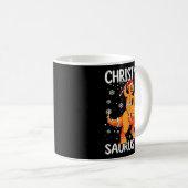 Mug Christmas Saurus Rex Gingerbread Man Cookie Trex B (Devant droit)