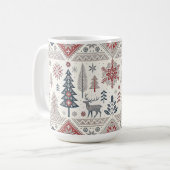 Mug Christmas Scandinavian Geometric Minimalist (Devant gauche)