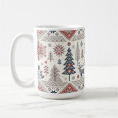 Mug Christmas Scandinavian Geometric Minimalist (Gauche)