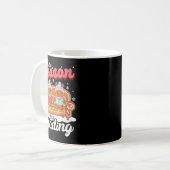 Mug Christmas School Teacher Retro Librarian Groovy Xm (Devant gauche)