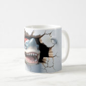 Mug Christmas Shark (Devant droit)