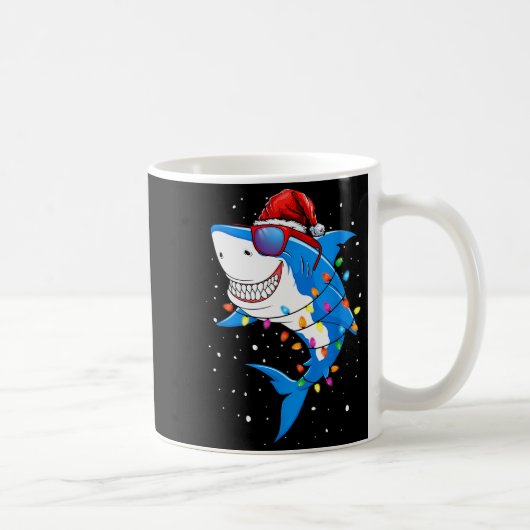 Mug Christmas Shark Shirt Xmas Funny Santa Shark (Droite)