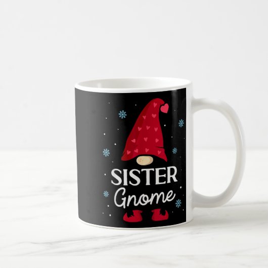 Mug Christmas Sister Gnome Dwarf Garden Gnome Family (Droite)