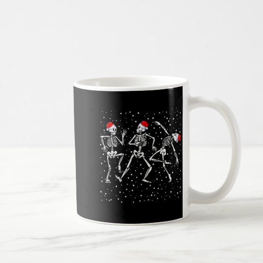 Mug Christmas Skeleton Dancing Funny Xmas  (Droite)