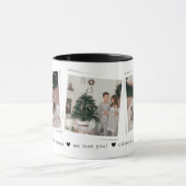 Mug Christmas Snapshots 3 Photo Personalized Gift (Centre)