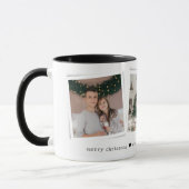 Mug Christmas Snapshots 3 Photo Personalized Gift (Gauche)