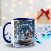 Mug Christmas Snow Globes Personalized