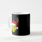Mug Christmas Softball Xmas Santa Srts Hat Mens Womens (Devant gauche)