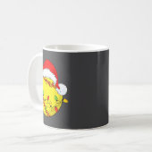 Mug Christmas Softball Xmas Santa Srts Hat Mens Womens (Devant gauche)