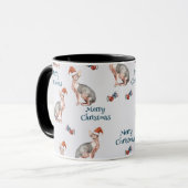 Mug Christmas Sphynx Cat Gift, Xmas Holiday Decoration (Devant gauche)