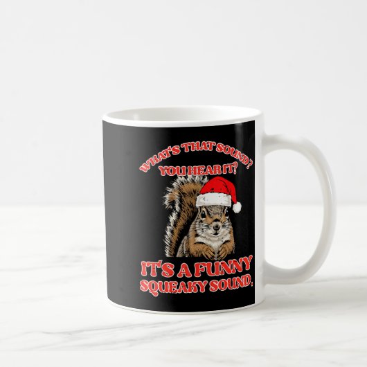 Mug Christmas Squirrel Squeaky Sound Funny Xmas Men Wo (Droite)