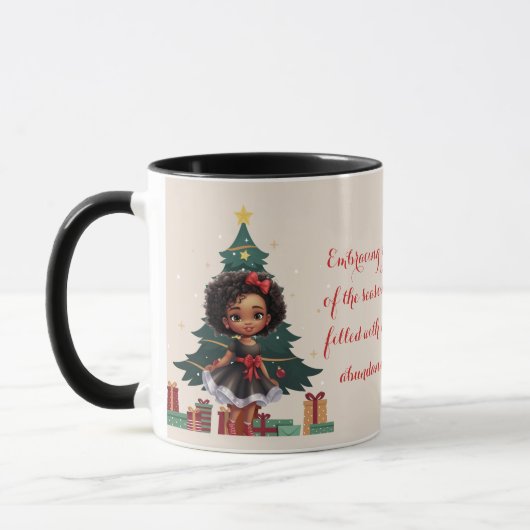 Mug "Christmas Starlight" - Salutation afro-américaine (Gauche)