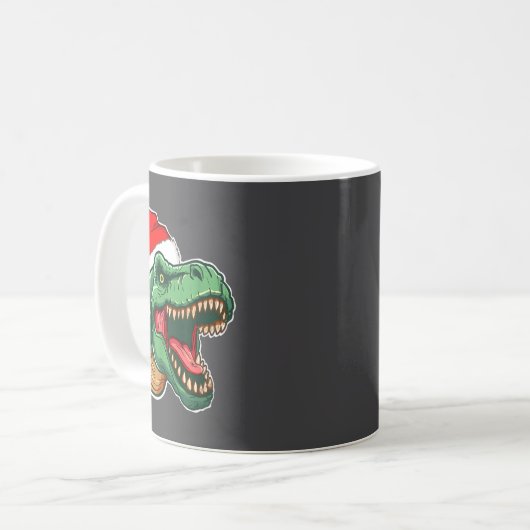 Mug Christmas T-rex  (Devant gauche)