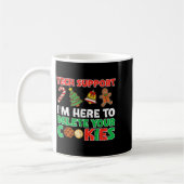 Mug Christmas Tech Suprt Delete Cookies Funny Xmas Men (Gauche)