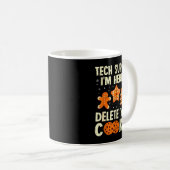 Mug Christmas Tech Suprt Here To Delete Cookies Xmas M (Devant droit)
