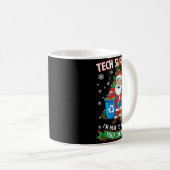 Mug Christmas Tech Suprt Here To Delete Funny Cookies (Devant droit)