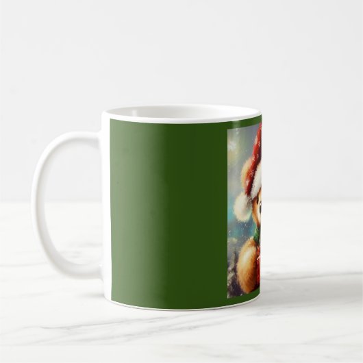 Mug Christmas Teddy Bear 2 (Gauche)