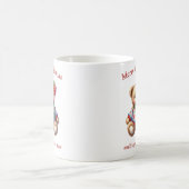 Mug Christmas teddy bear with mistletoe bow (Centre)