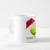 Mug Christmas Tennis Ball Santa Hat (Devant gauche)