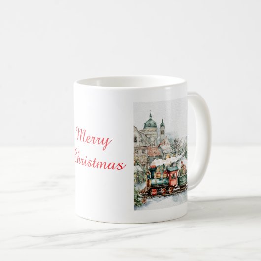 Mug Christmas train (Devant droit)