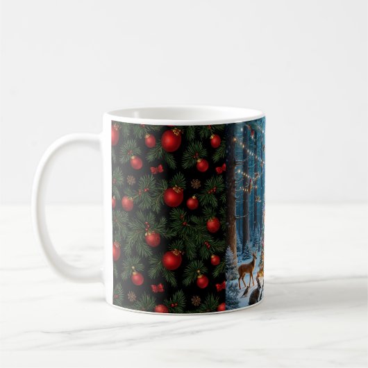 Mug Christmas Tree and Ornaments (Gauche)