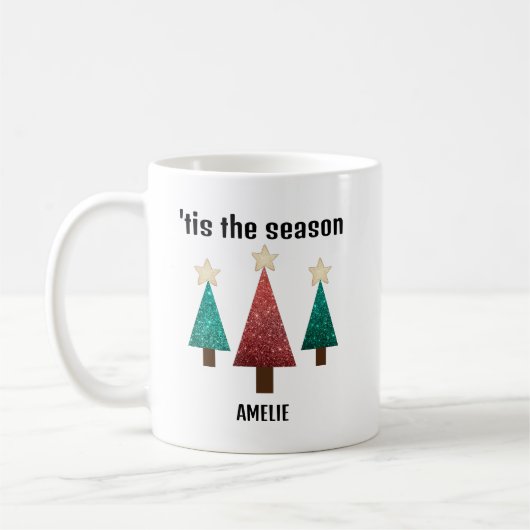 Mug  Christmas Trees  (Gauche)