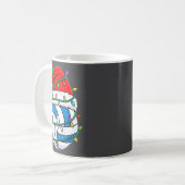 Mug Christmas Volleyball Santa Hat Lights Srts Xmas Pa (Devant gauche)
