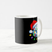 Mug Christmas Volleyball Xmas Santa Srts Hat Mens Wome (Devant droit)