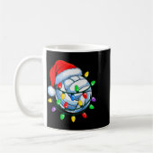 Mug Christmas Volleyball Xmas Santa Srts Hat Mens Wome (Gauche)