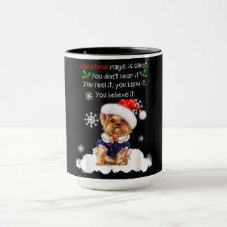 Mug Christmas Yorkshire Terrier Funny Yorkie Puppy