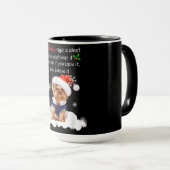 Mug Christmas Yorkshire Terrier Funny Yorkie Puppy (Devant droit)