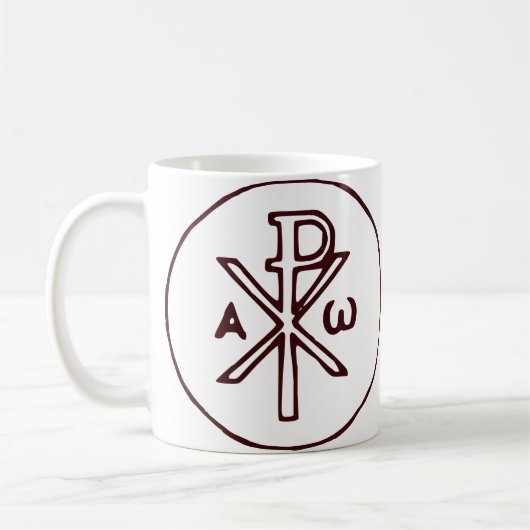 Mug Christogramme sacré Chi-Rho Beaux-Arts (Gauche)